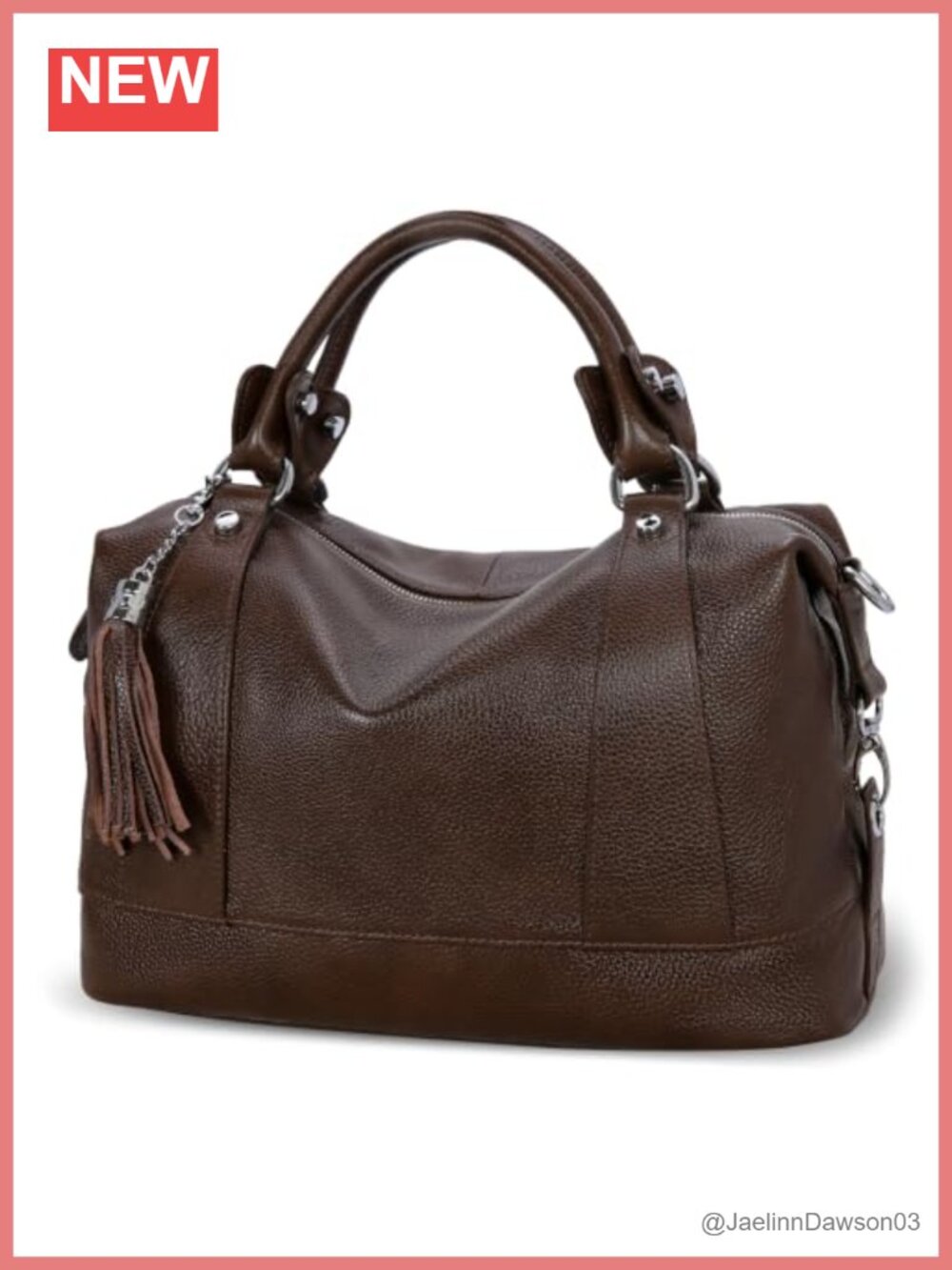 Genuine Leather Satchel Purse Satchel Handbag Tote Shoulder Bag for Women